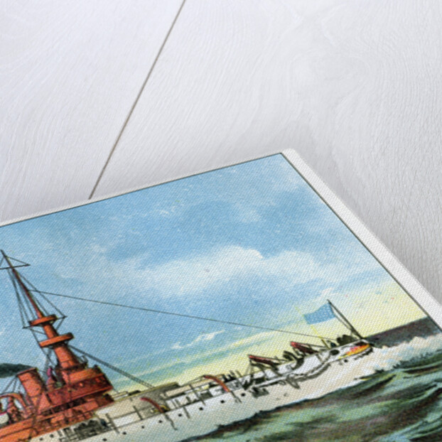 United States Battleship Indiana by Anonymous