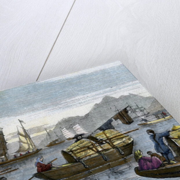 Chinese sampans in the harbour of Hong Kong by Anonymous