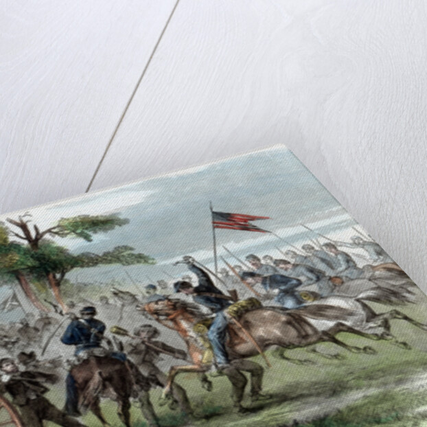 Capture of Confederate guns, near Culpeper, Virginia, American Civil War by Anonymous