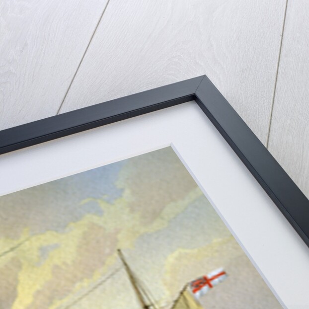 HMS Thrush, British 1st class gunboat by William Frederick Mitchell