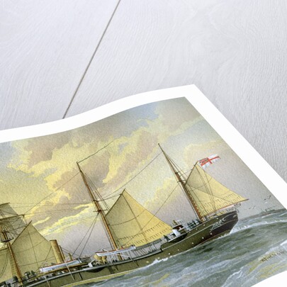 HMS Thrush, British 1st class gunboat by William Frederick Mitchell