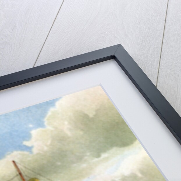 Royal Navy battle ship by William Frederick Mitchell