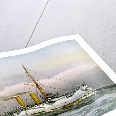 HMS Magicienne, Royal Navy 2nd class cruiser by Anonymous