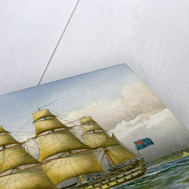 Royal Navy battle ship by Anonymous