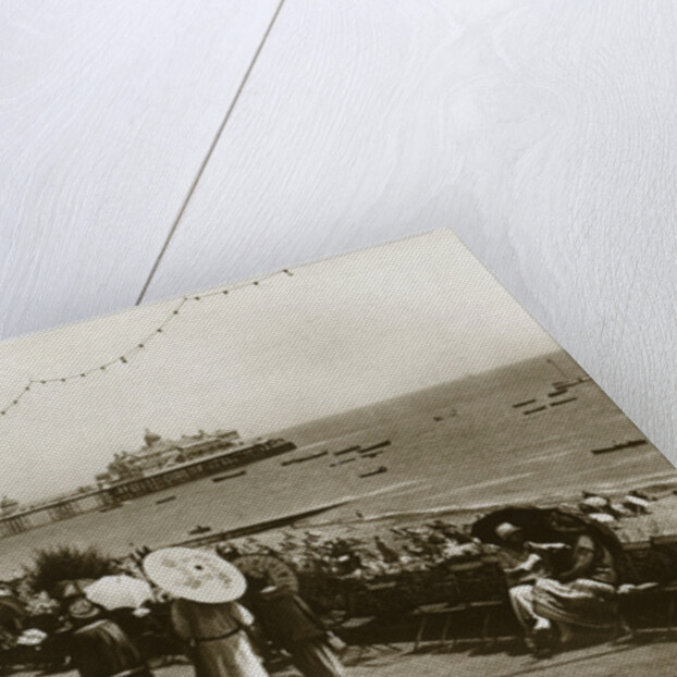 Pier, promenade and bandstand, Eastbourne, Sussex by Anonymous