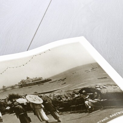Pier, promenade and bandstand, Eastbourne, Sussex by Anonymous