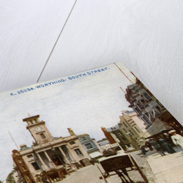 South Street, Worthing, Sussex by Photochrom Co Ltd of London