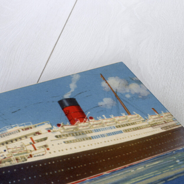 Cunard Line steamship RMS Franconia by Kenneth Denton Shoesmith