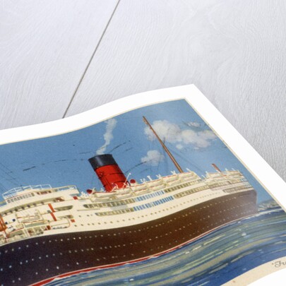 Cunard Line steamship RMS Franconia by Kenneth Denton Shoesmith