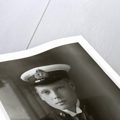 The Prince of Wales in naval uniform by W&D Downey