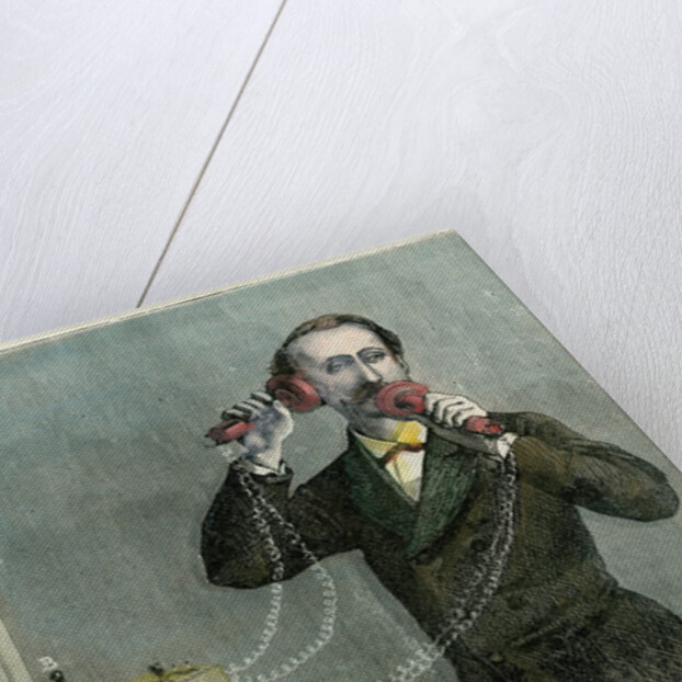 Bell's telephone in operation by Gilbert