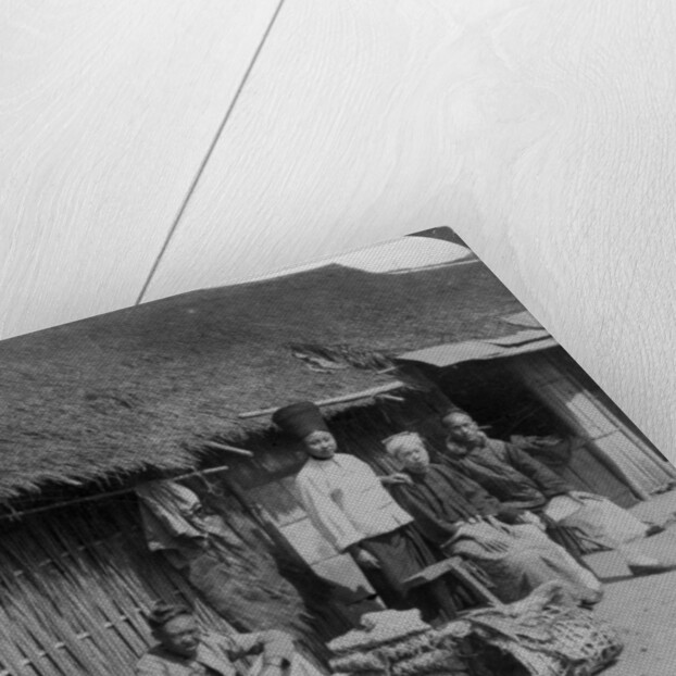 Native shop and customers, near Mogok, northern Burma by Underwood & Underwood