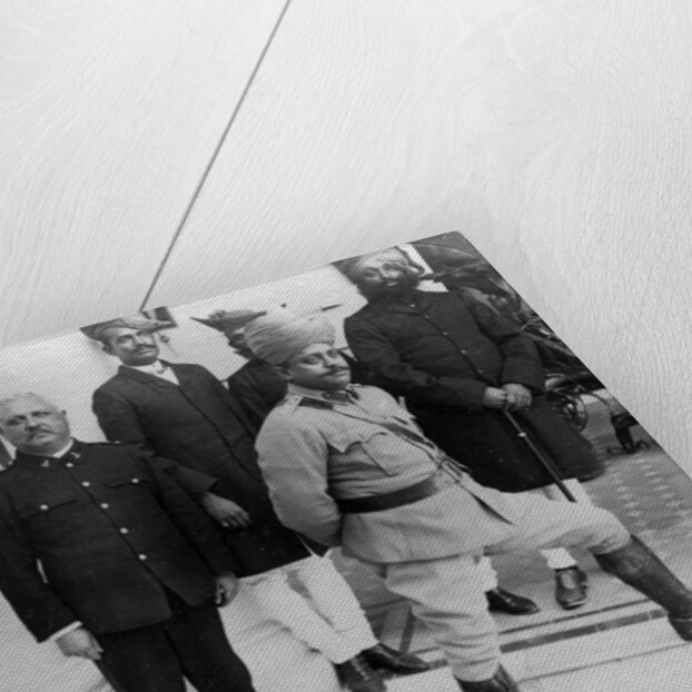 The Maharaja of Gwalior at home, Madhya Pradesh, India by Underwood & Underwood