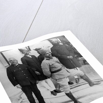 The Maharaja of Gwalior at home, Madhya Pradesh, India by Underwood & Underwood