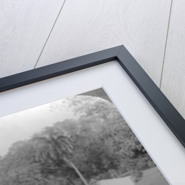 Fortress gardens and the Shwedagon Pagoda, Rangoon, Burma by Underwood & Underwood