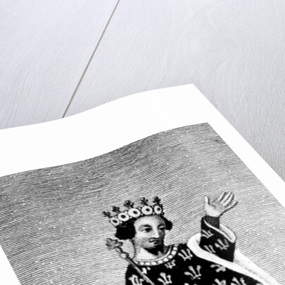 Richard II and his father, the Black Prince by Anonymous