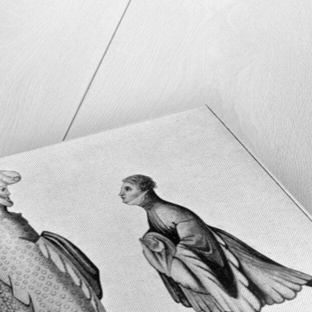 Examples of the houppelande by Anonymous