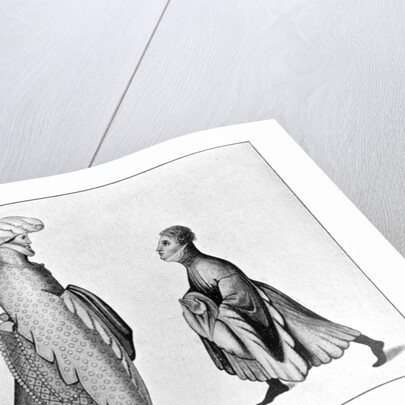 Examples of the houppelande by Anonymous