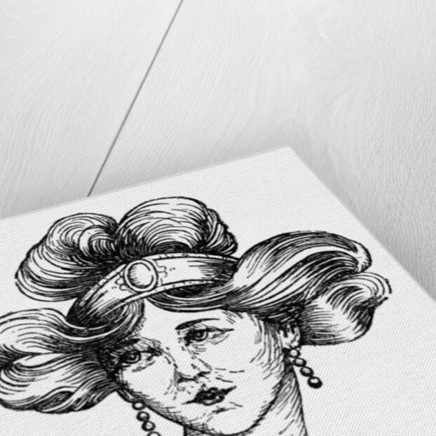 Woman's hairstyle by Anonymous