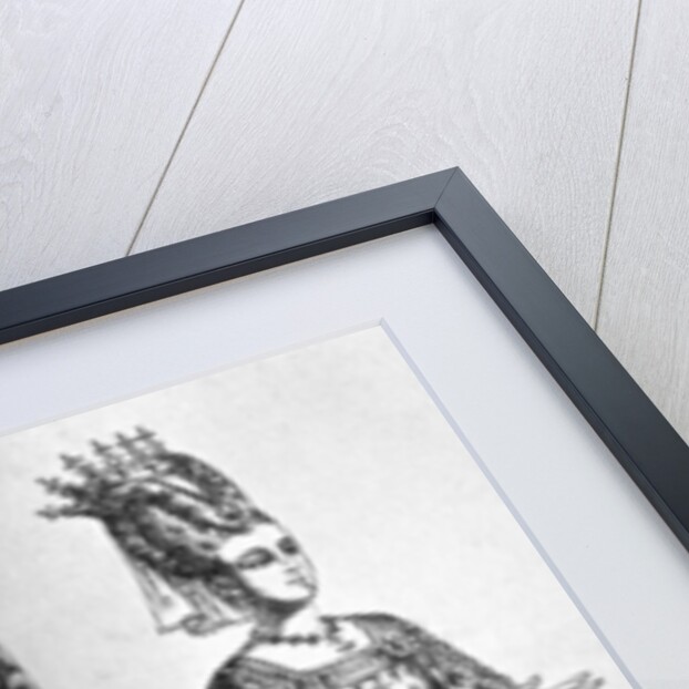 Isabella of Bavaria wearing a forked headdress by Anonymous