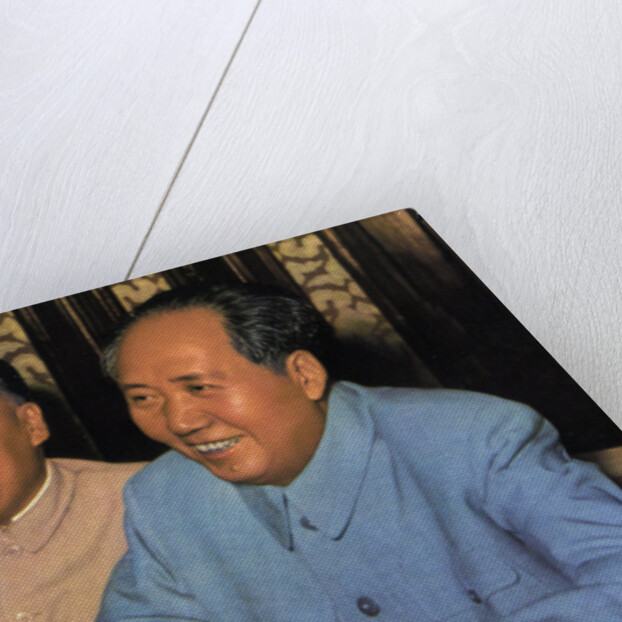 Mao Zedong and Chen Yi, Chinese Communist leaders by Anonymous
