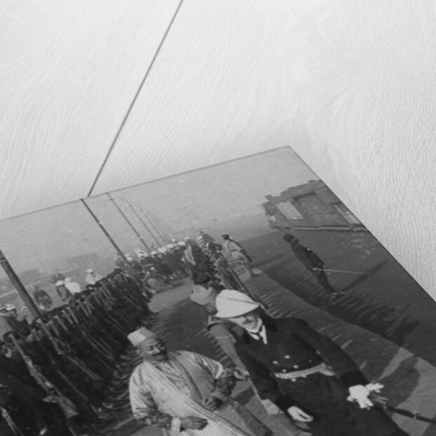 State arrival of the Maharaja of Benares at Delhi, India by HD Girdwood