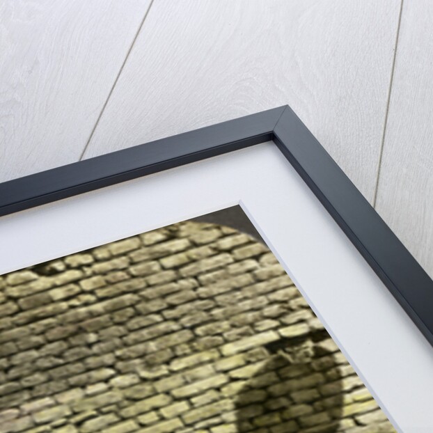 Hindu devotee on a bed of nails near the shrine of Kali, Calcutta, India by Underwood & Underwood