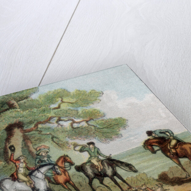 The kill, fox hunting by Anonymous