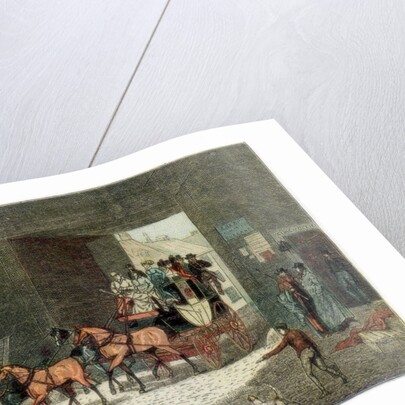 Coach arriving in the yard of an inn by Anonymous