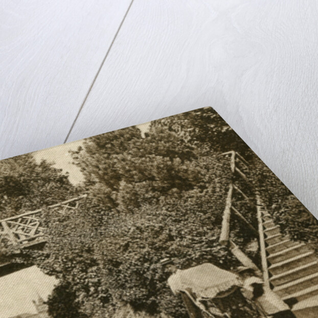 The Rustic Bridge, Boscombe Gardens, Bournemouth, Dorset by Anonymous