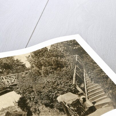 The Rustic Bridge, Boscombe Gardens, Bournemouth, Dorset by Anonymous