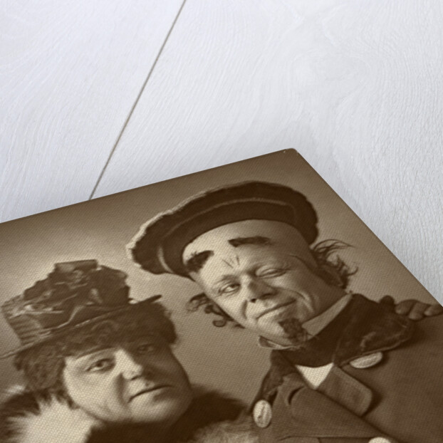 Harry Nicholls and Herbert Campbell, British actors (the Queen and the King) by W&D Downey