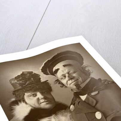 Harry Nicholls and Herbert Campbell, British actors (the Queen and the King) by W&D Downey