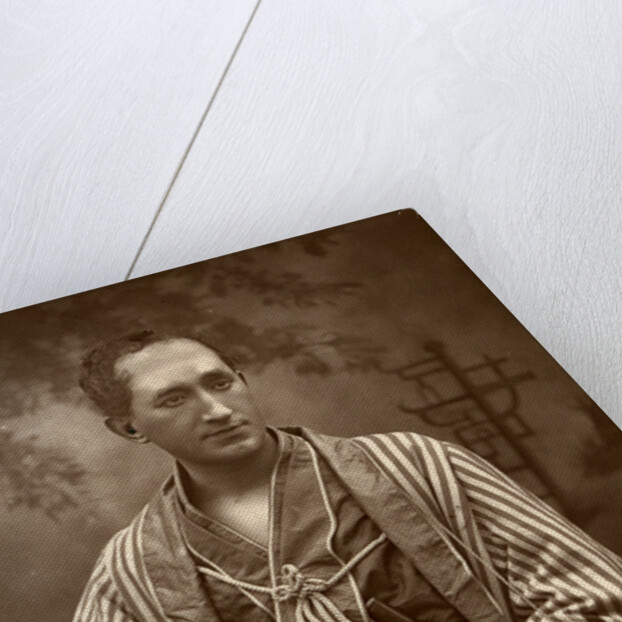 Durward Lely, Scottish opera singer, in Gilbert and Sullivan's 'The Mikado' by Ernest Barraud