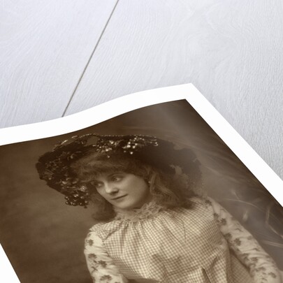 Minnie Palmer, American actress by Samuel A Walker