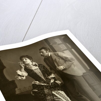 Mary Rorke and Charles Wyndham, British actors by Brown