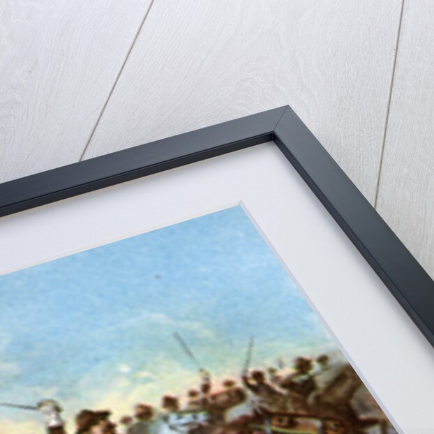 Cavalry charge by US regulars, Spanish-American War by Anonymous