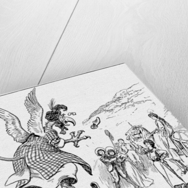 She became a carrier-griffin by Gordon Frederick Browne