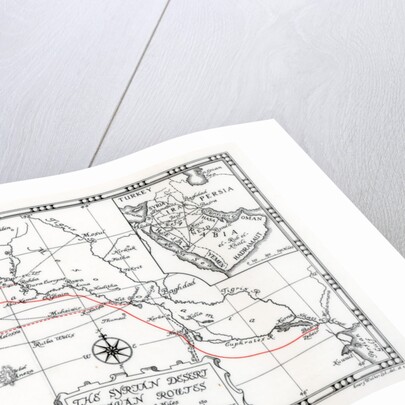 Caravan, courier and pilgrim routes in the Syrian desert by Emery Walker Ltd