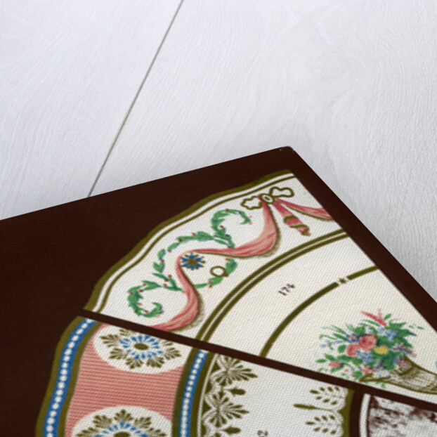 Derby patterns of dinner and dessert services by Hall & England