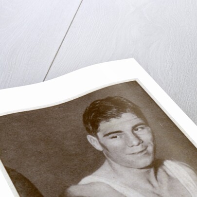 Johnny King, British boxer by Anonymous