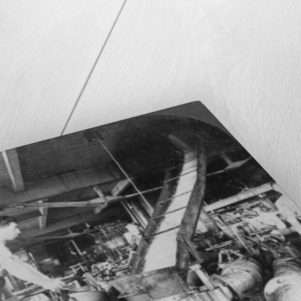 Sugar beet pulp and juice flowing from tank to tank, Montreal, Canada by Keystone View Company