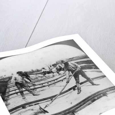 Solar evaporation, salt manufacture, Syracuse, New York, USA by Keystone View Company