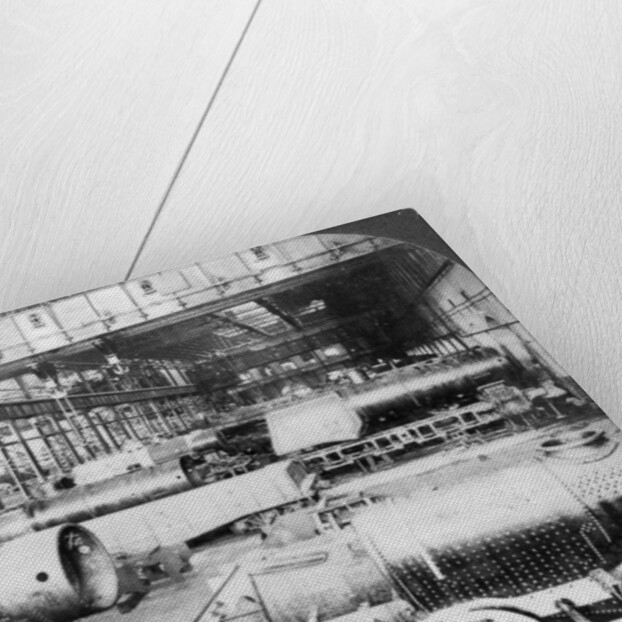 Erecting shop, Baldwin Locomotive Works, Philadelphia, Pennsylvania, USA by Keystone View Company