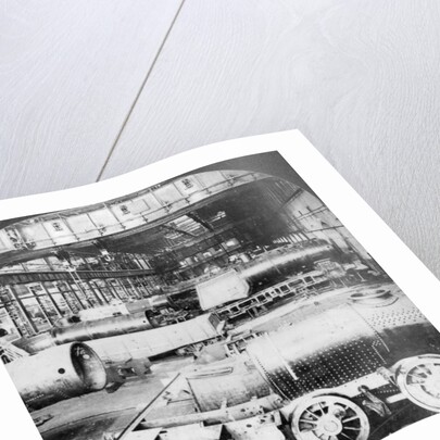 Erecting shop, Baldwin Locomotive Works, Philadelphia, Pennsylvania, USA by Keystone View Company