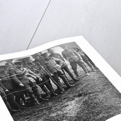 Impression of a body in the ground, Billericay, Essex, World War I by Realistic Travels Publishers