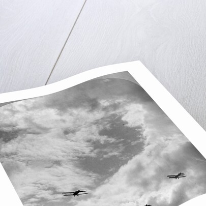 A battle squadron in fighting formation, World War I by Realistic Travels Publishers