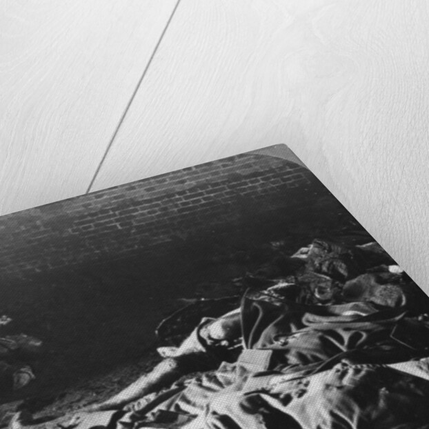 Charred bodies of the crew of a Zeppelin shot down over Billericay, Essex, World War I by Realistic Travels Publishers