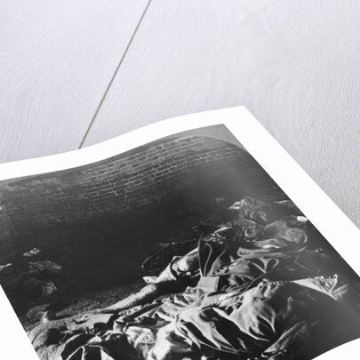 Charred bodies of the crew of a Zeppelin shot down over Billericay, Essex, World War I by Realistic Travels Publishers