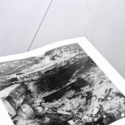 Destroyed German defence battery, Mariakerke, Belgium, World War I by Realistic Travels Publishers